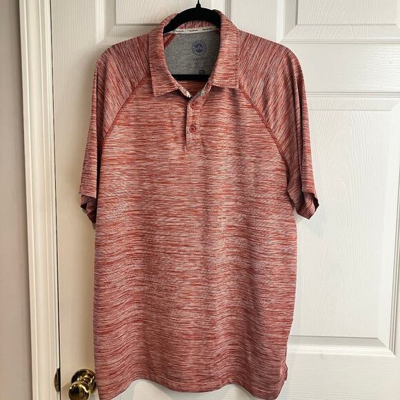 Flag & Anthem Men's Madeflex Performance Golf Polo Shirt Red Size XL EUC - Picture 1 of 7